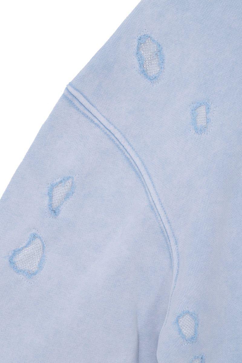 Hoodie JM Paint Destroy Blue