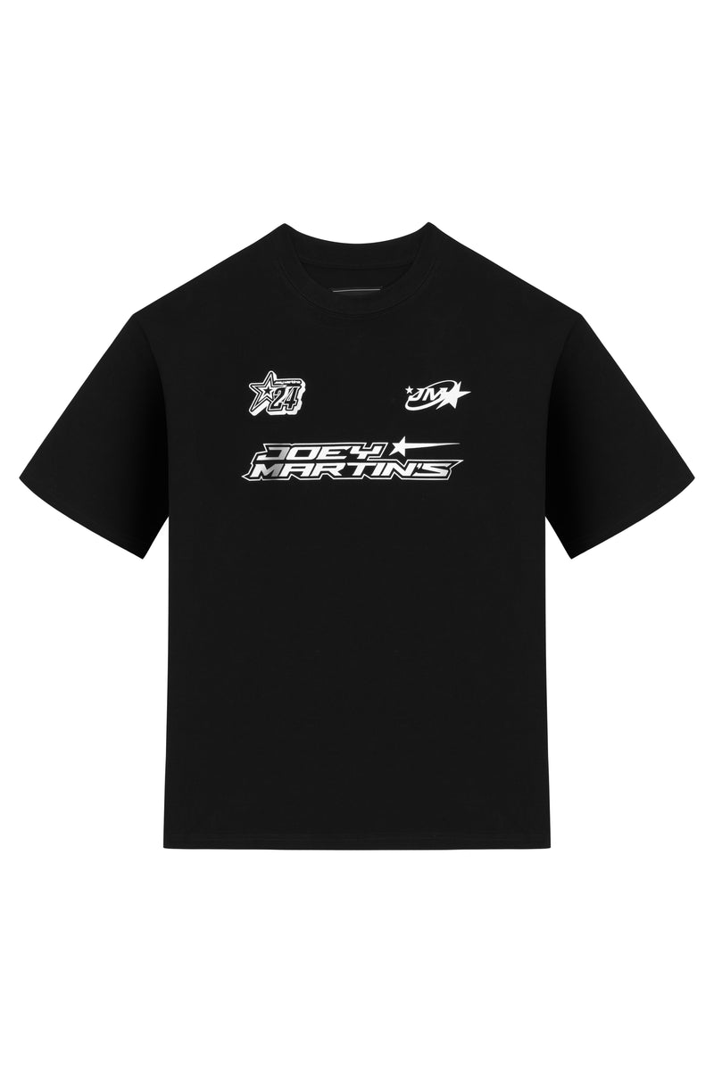Tshirt Motors R1 Black / Silver