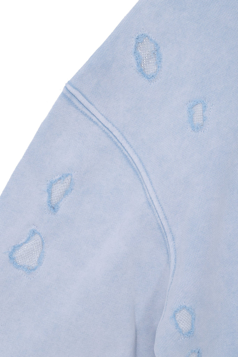 Hoodie JM Paint Destroy Blue