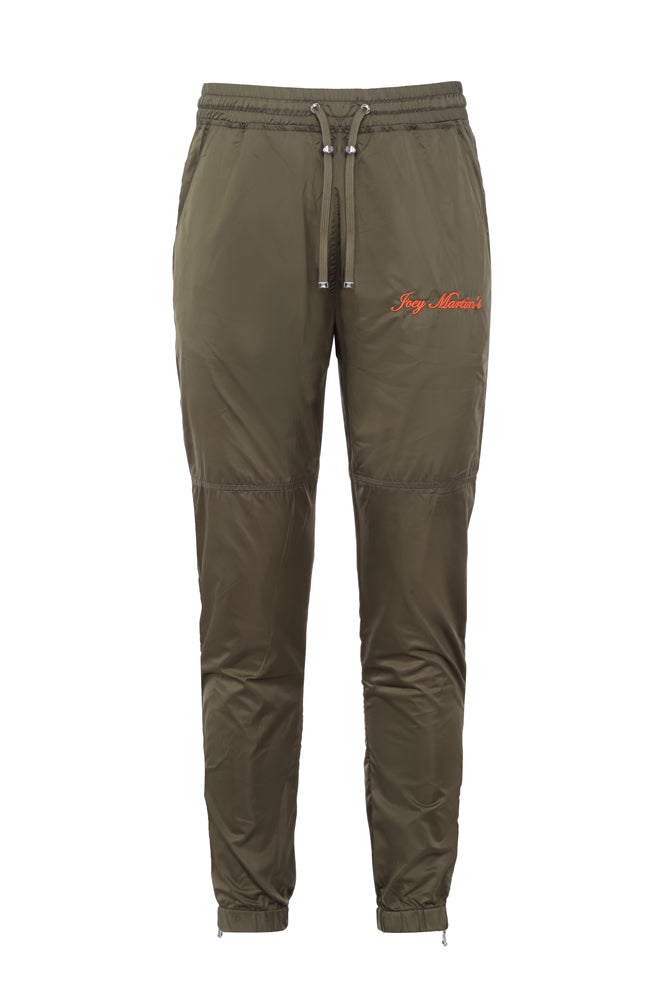 Pants with side zip and Joey Martins embroidery