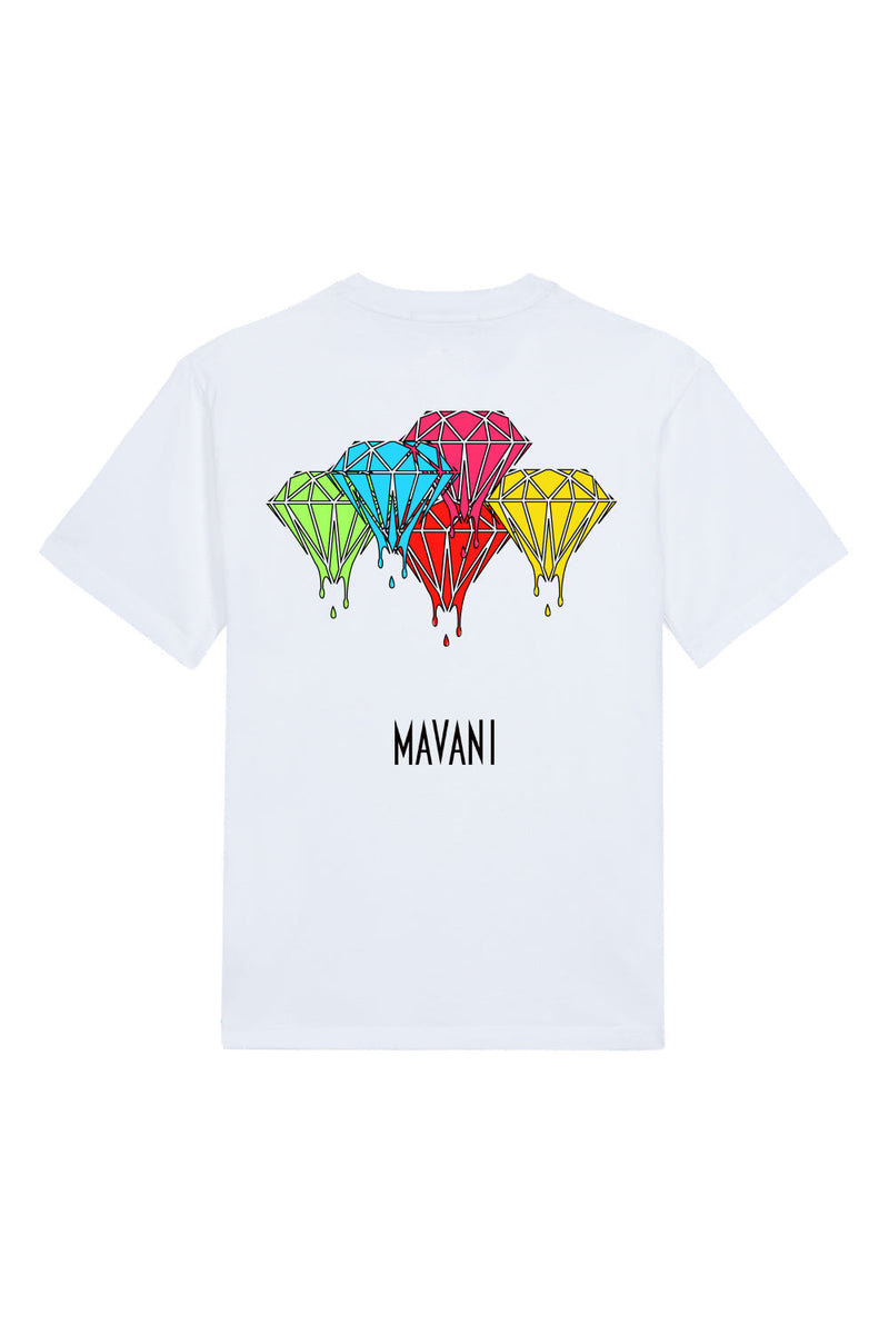 Tshirt JM X Mavani Diamond Rainbow